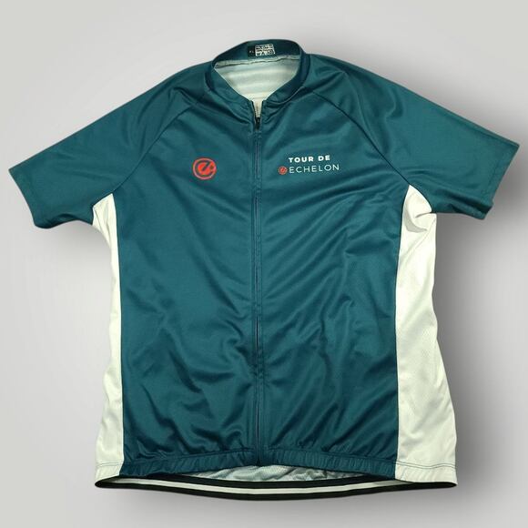 Other Other - Tour de Echelon Jersey L Mens Cycling Full Zip Compression Club Cut Quick Dry